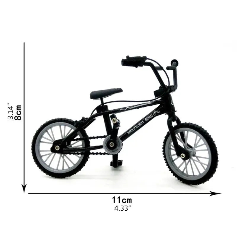 BMX Bicycle and Skateboard Miniature