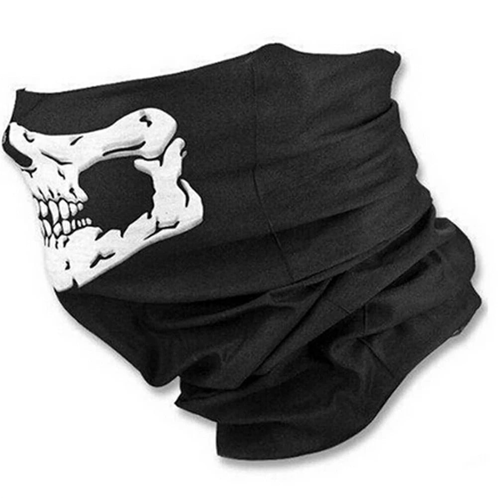 Skull Design Neck Gaiter