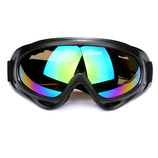 Full-Face Motorcycle Goggles with Detachable Mask