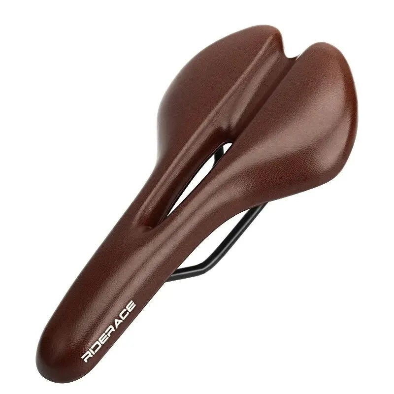 Riderace Hollow Leather Bicycle Saddle