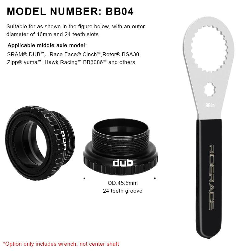 Bicycle Bottom Bracket Wrench