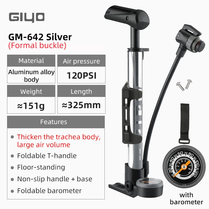 SIYO High-Pressure Bicycle Pump