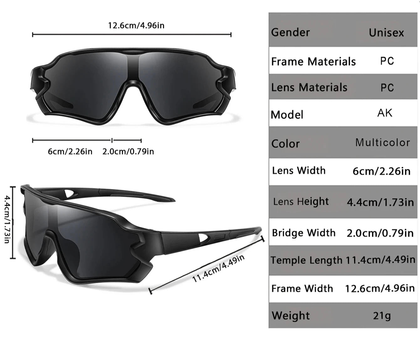 Kids Cycling Sunglasses - UV Protection 