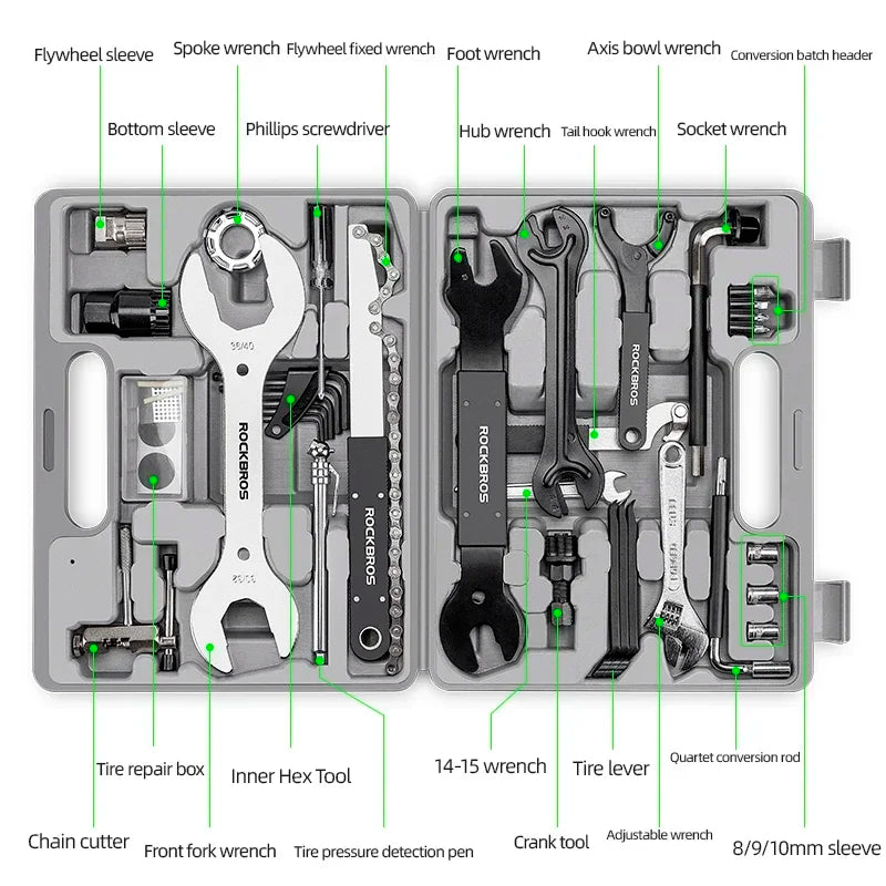 Bicycle Multifunction Tool Set