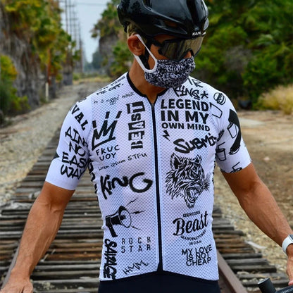 Adoro la maglia ciclistica degli uomini del dolore