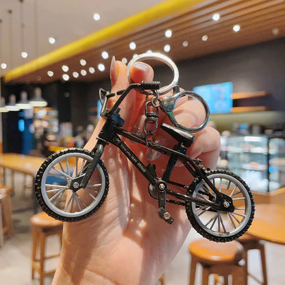 Bicycle Metal Keychain