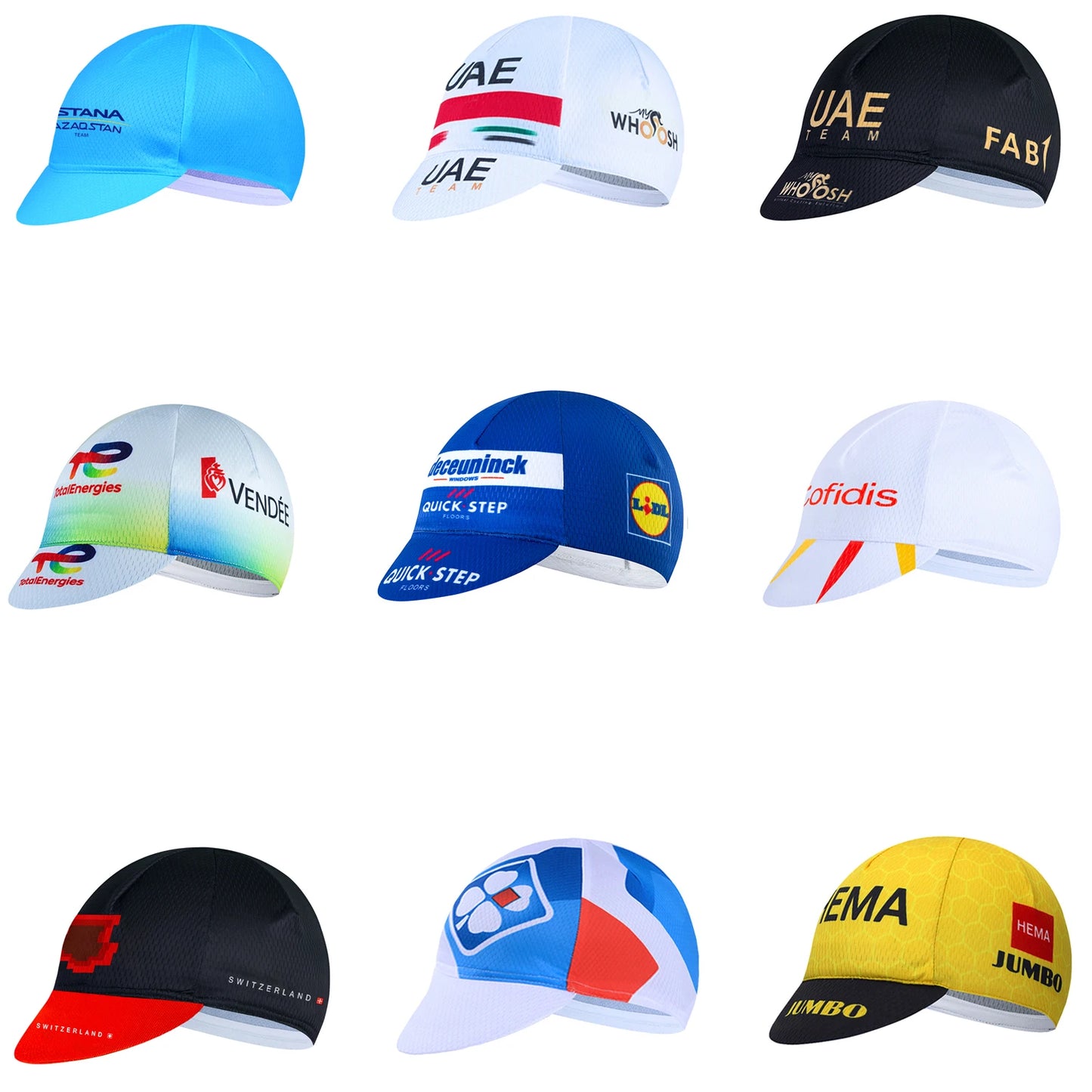 Team Cycling Caps