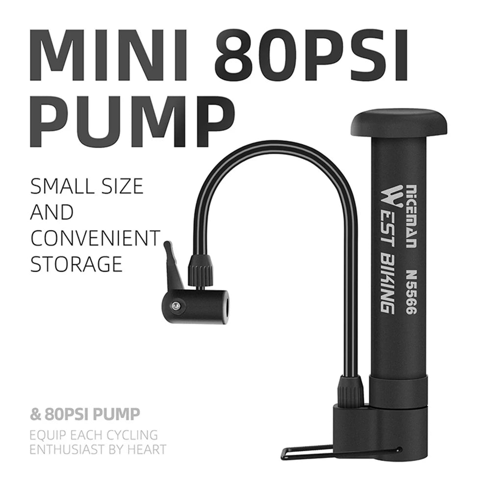 West Biking 160 PSI Floor Bike Pump