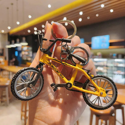 Bicycle Metal Keychain