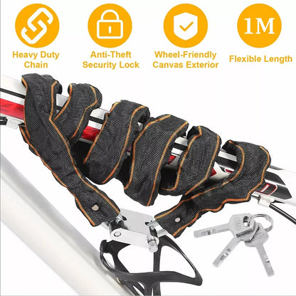 Heavy Duty Anti-Theft Bike Chain Lock