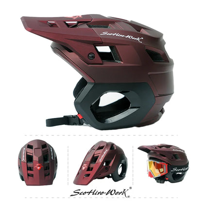 Half Face Ultralight Mountain Bike Helmet