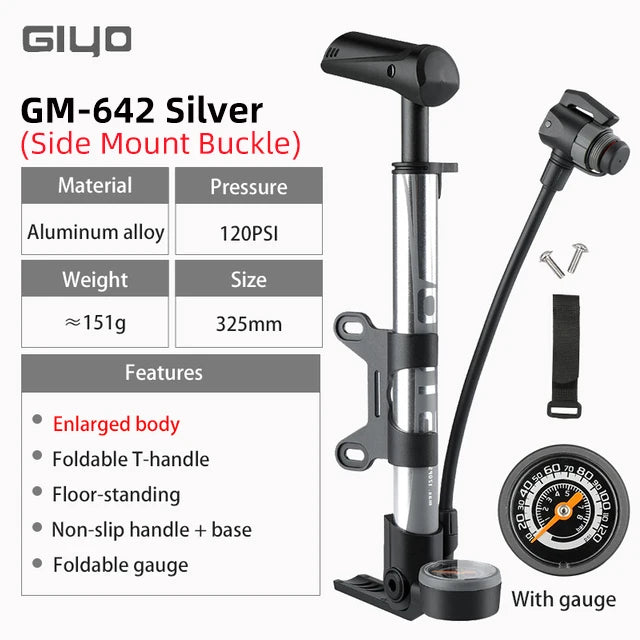 SIYO High-Pressure Bicycle Pump