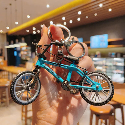 Bicycle Metal Keychain