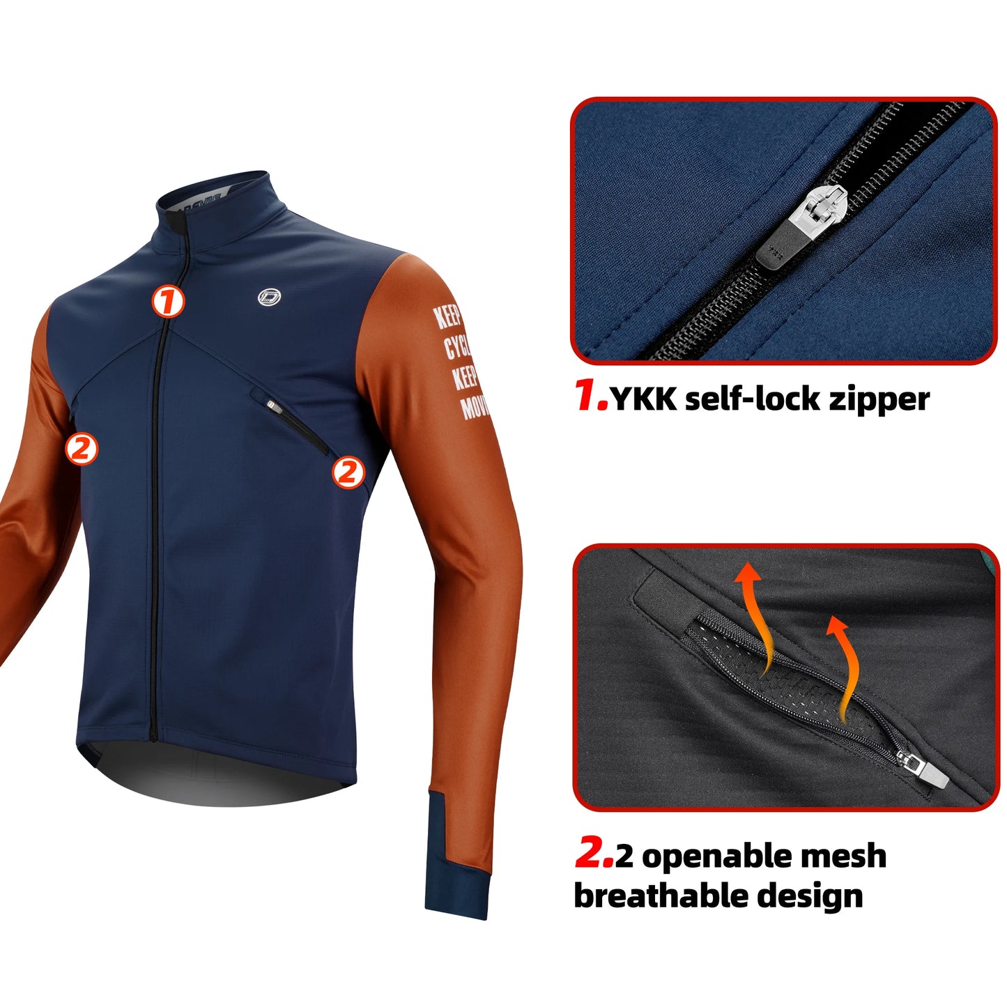 Windproof Cycling Jacket 