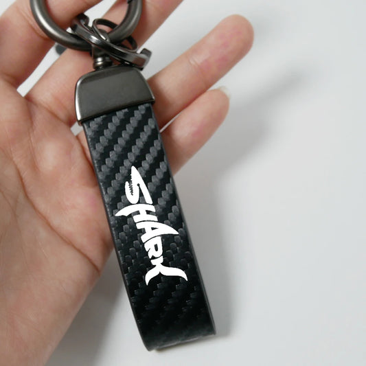 Shark Carbon Keychain