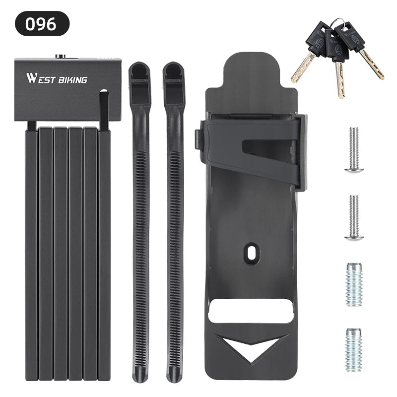 West Biking Bicycle Folding Lock