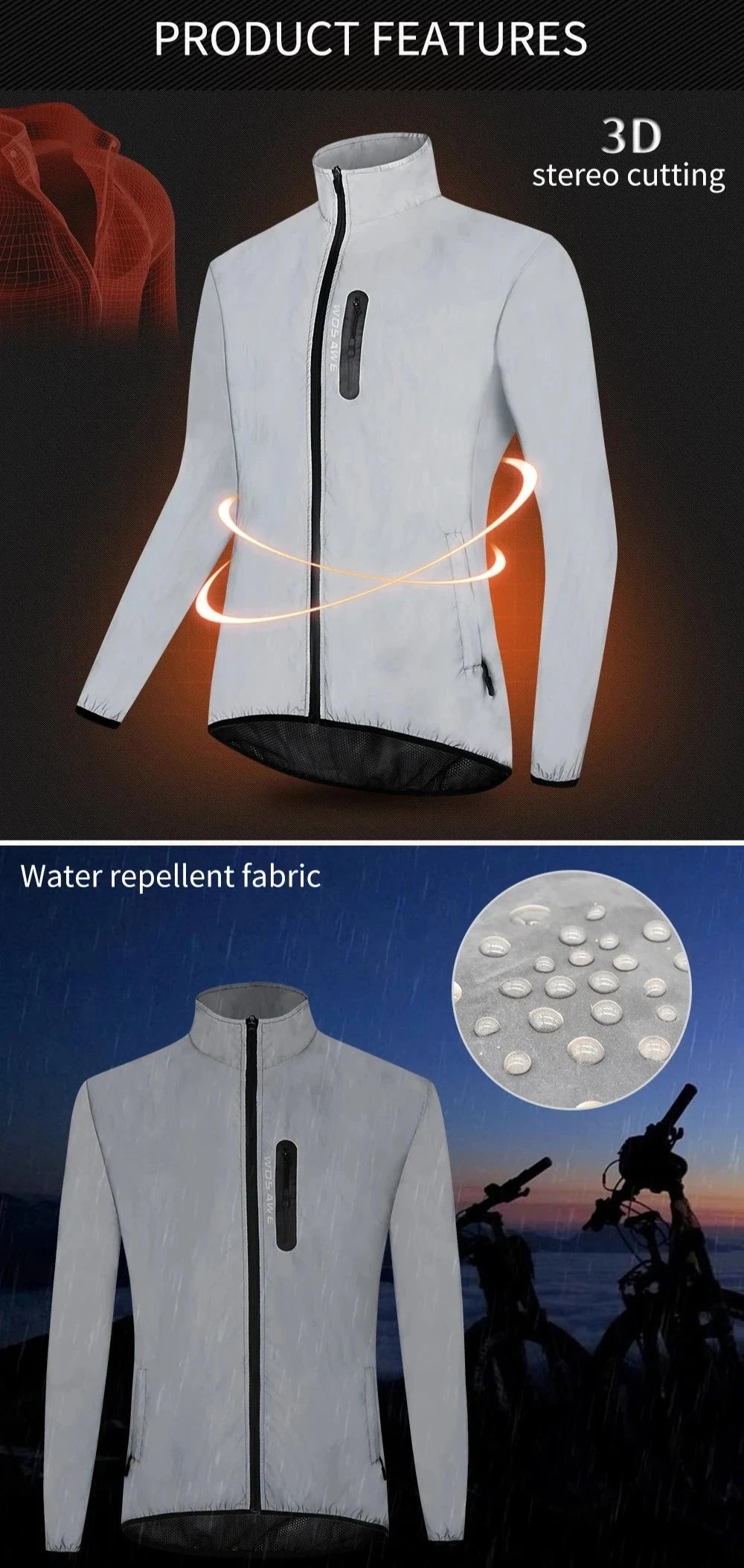 Reflective Cycling Jacket 