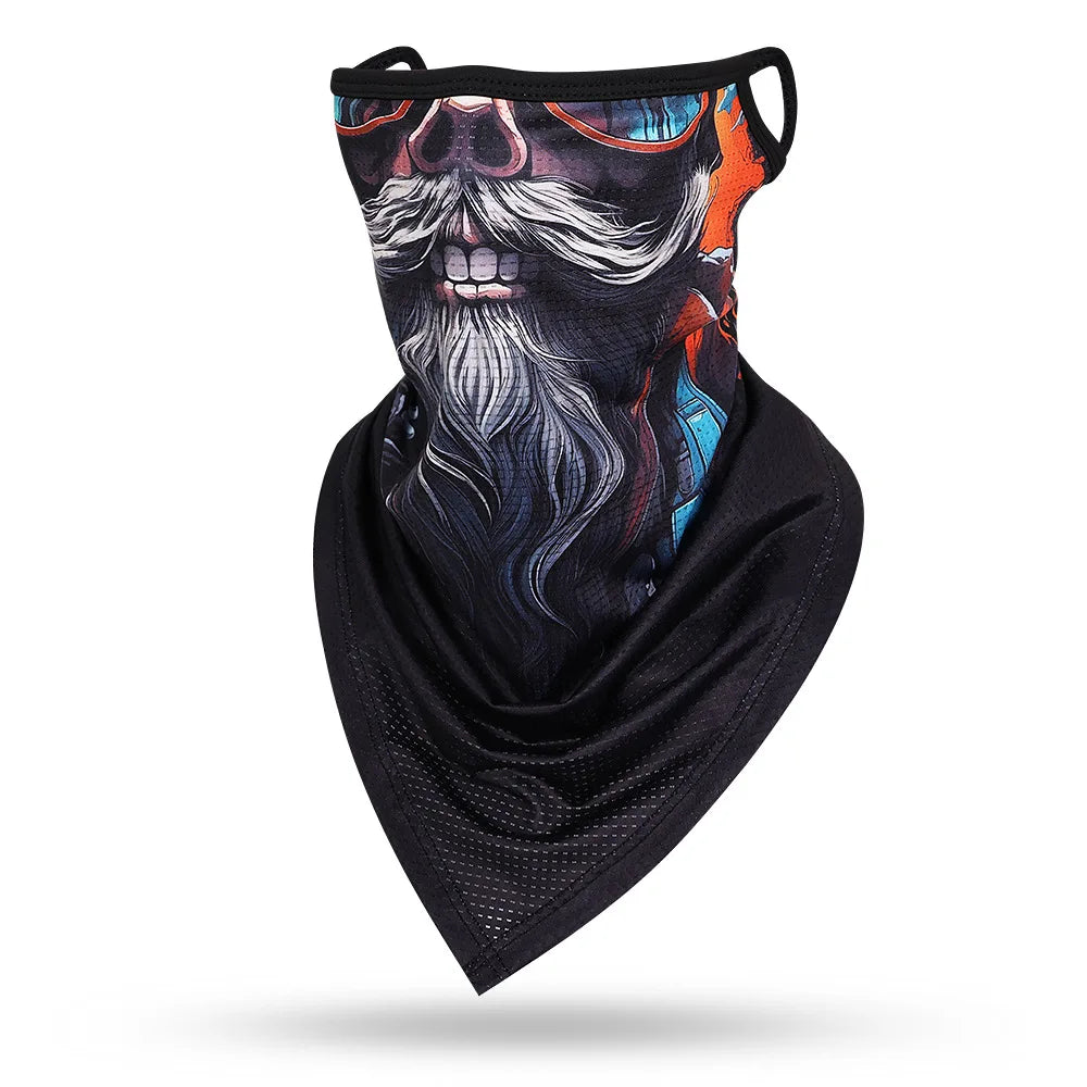 Skull Beard Bandana Mask 