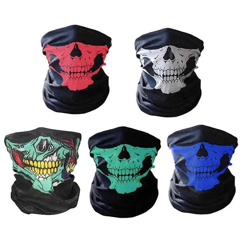 Skull Design Sunscreen Mask