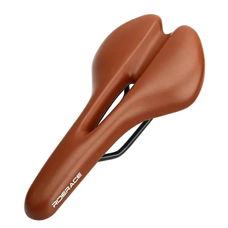 Riderace Hollow Leather Bicycle Saddle