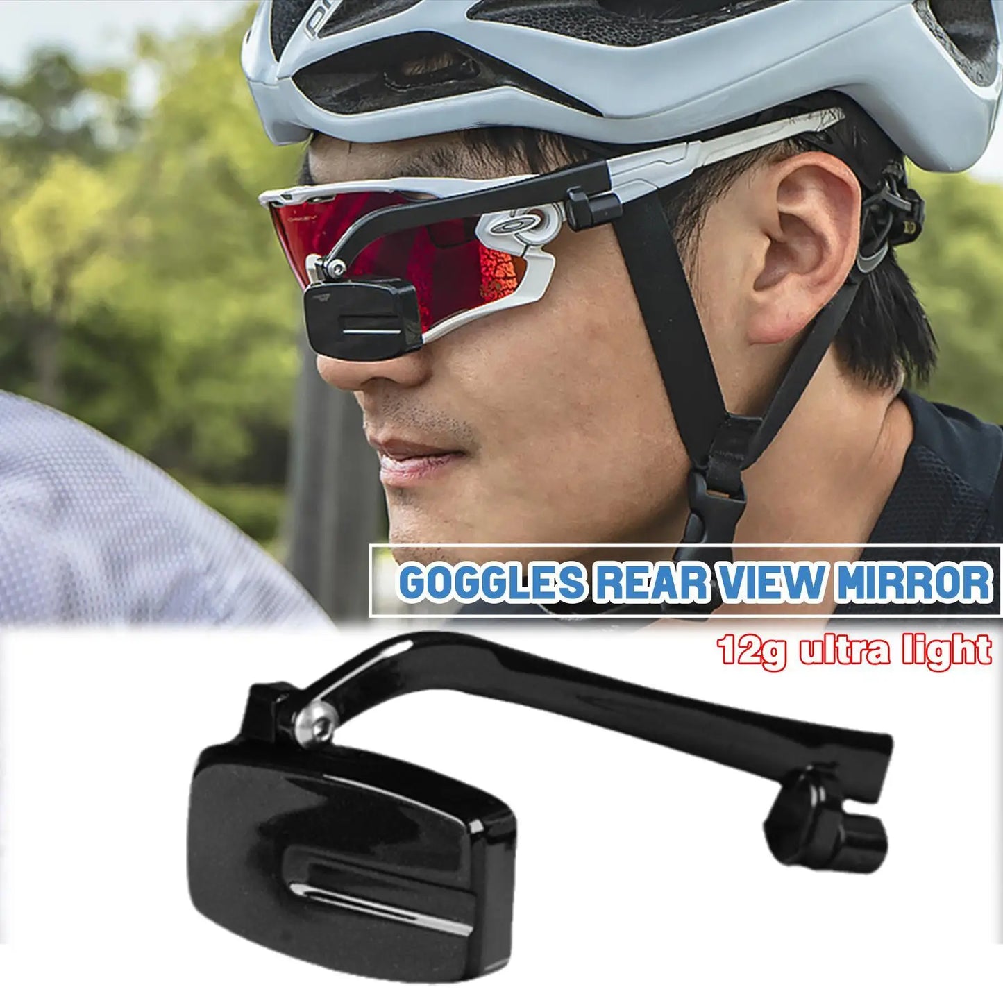 Gafas ciclistas espejo de vista trasera 360 