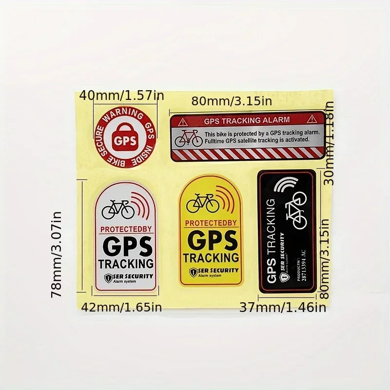 GPS Tracking Alarm Stickers 