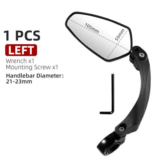 WEST BIKING Anti-Glare Bike Rearview Mirror