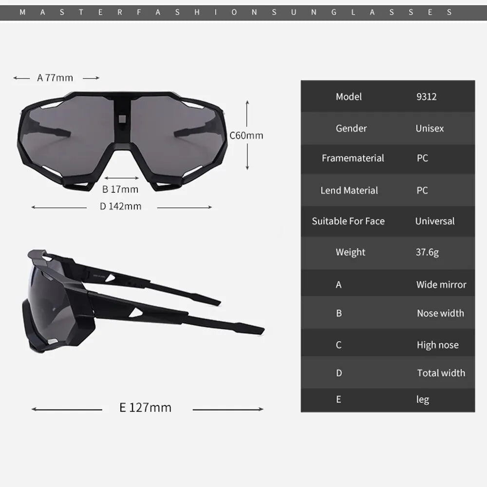 Cycling Sunglasses with UV400 Protection