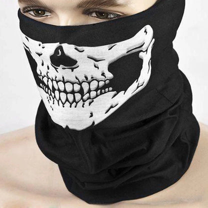 Skull Design Neck Gaiter