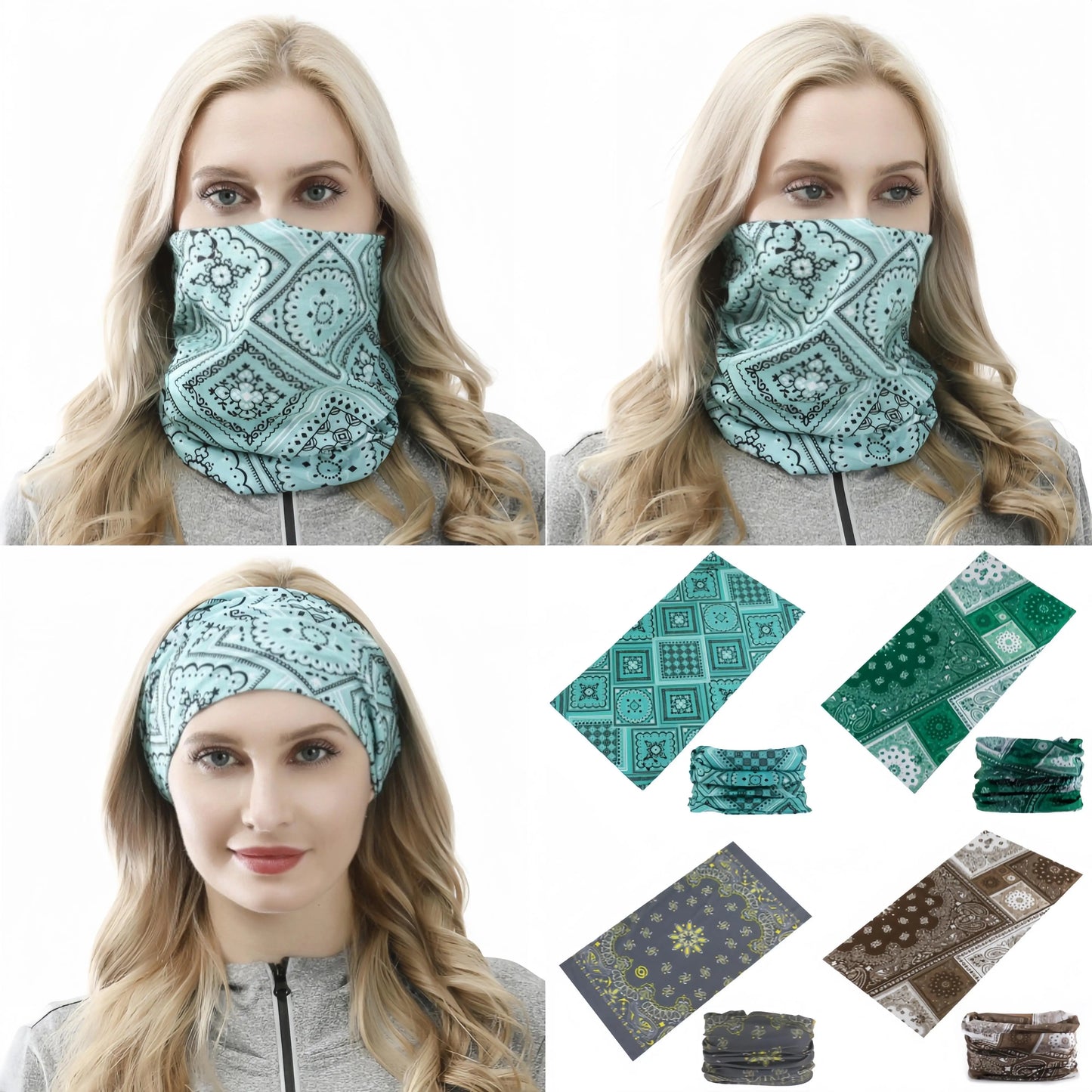 Bandana Print Multifunctional Mask