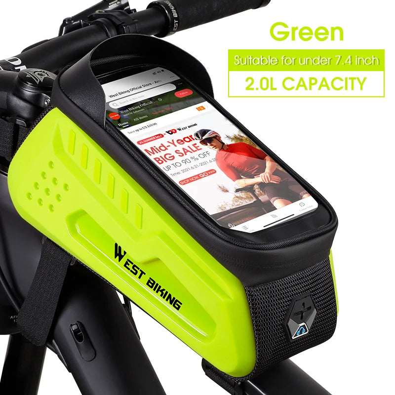 WEST BIKING Waterproof Bike Frame Bag