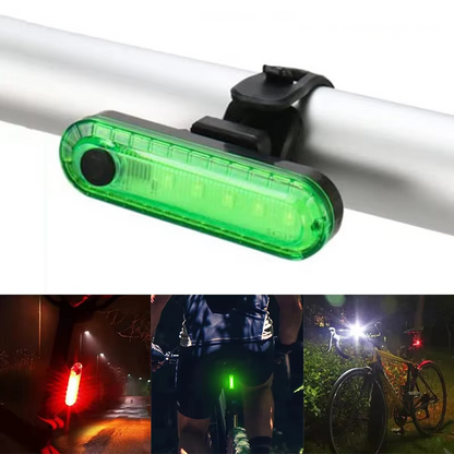 LED Bicycle Light with USB Rechargeable Battery